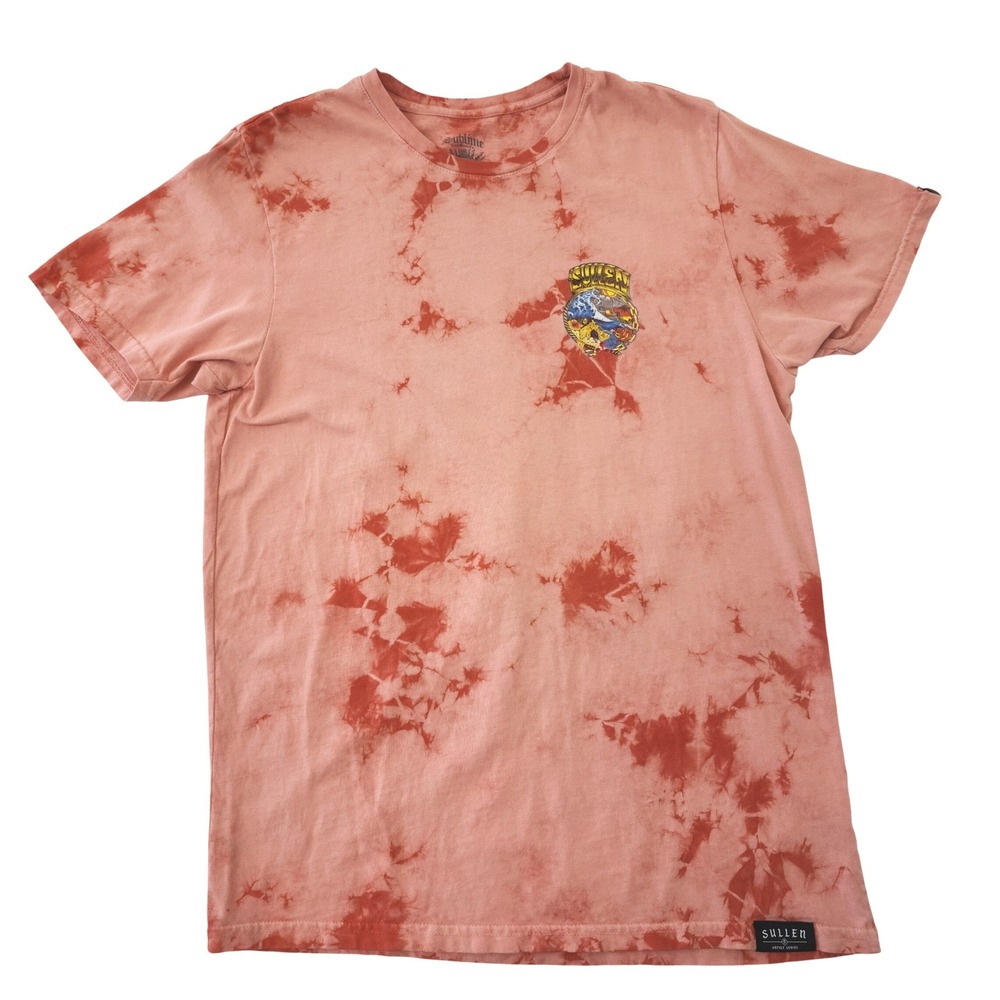 Sullen Art Collective Sublime Tie Dye T-Shirt Men's Large Buckle Exclusive Coral